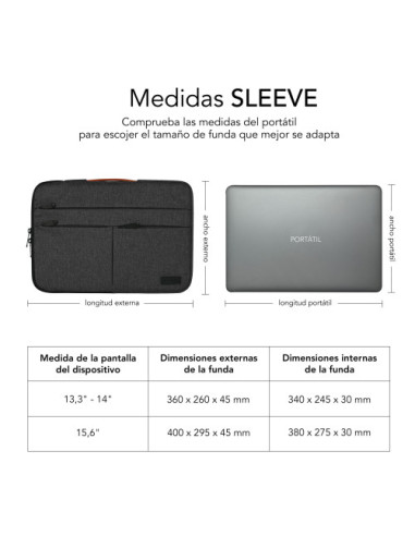 AIR PADDING 360 SLEEVE 15,6" DARK GREY