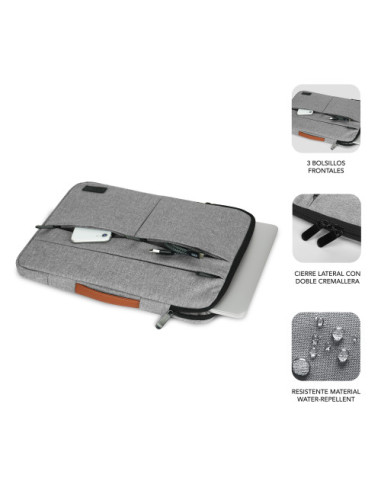 AIR PADDING 360 SLEEVE 13,3-14" LIGHT GREY