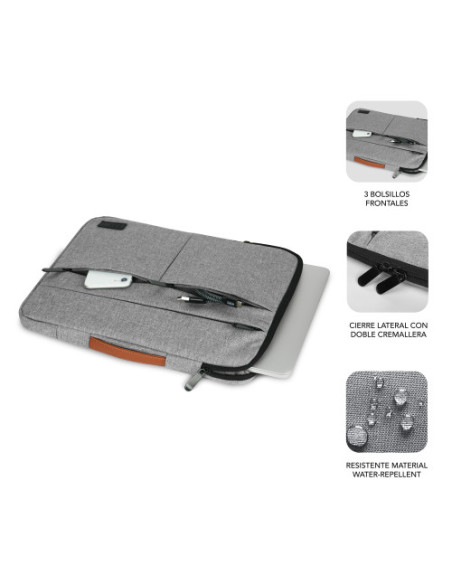 AIR PADDING 360 SLEEVE 13,3-14" LIGHT GREY