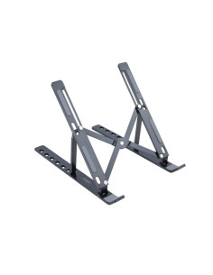 TOOQ SOPORTE ELEVADOR ALUMINIO PLEGABLE PORTÁTILES GRIS