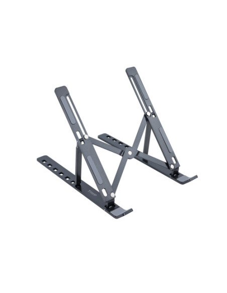 TOOQ SOPORTE ELEVADOR ALUMINIO PLEGABLE PORTÁTILES GRIS