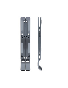 TOOQ SOPORTE ELEVADOR ALUMINIO PLEGABLE PORTÁTILES GRIS 2