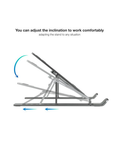 TOOQ SOPORTE ELEVADOR ALUMINIO PLEGABLE...