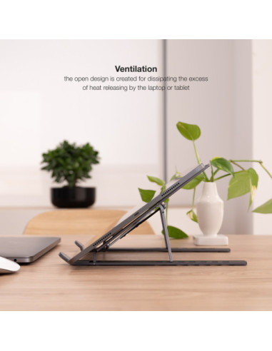 TOOQ SOPORTE ELEVADOR ALUMINIO PLEGABLE...