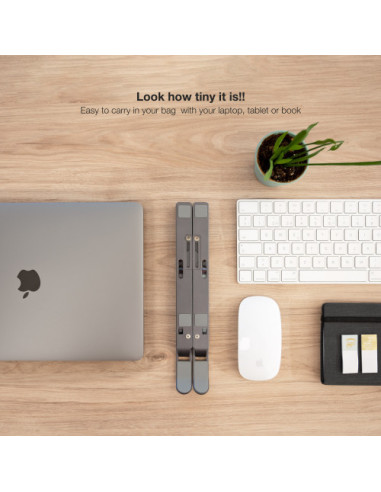 TOOQ SOPORTE ELEVADOR ALUMINIO PLEGABLE...