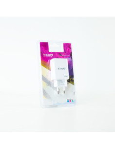 TOOQ CARGADOR DE PARED GaN USB-C/PD + USB-A/QC 45W BLANCO 2