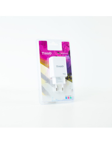 TOOQ CARGADOR DE PARED GaN USB-C/PD + USB-A/QC...