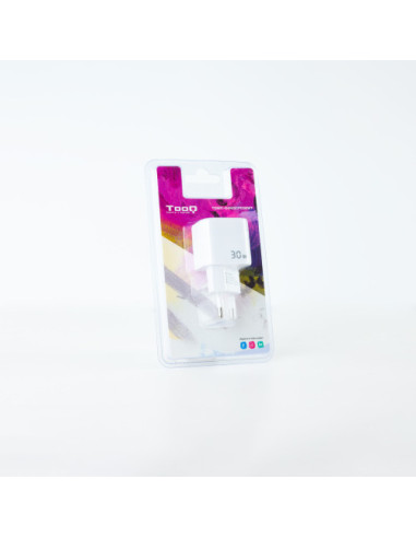 TOOQ CARGADOR DE PARED GaN USB-C/PD + USB-A/QC...