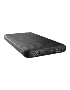 TRUST POWER BANK PRIMO. 10.000 mAh. ULTRA FINO. NEGRO ECO (24678   )