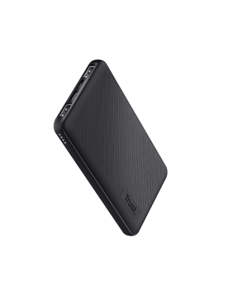 TRUST POWER BANK PRIMO. 10.000 mAh. ULTRA FINO. NEGRO ECO (24678   )