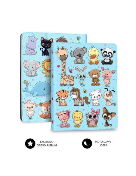 FUNDA TABLET UNIVERSAL TRENDY CASE ANIMALS 11"