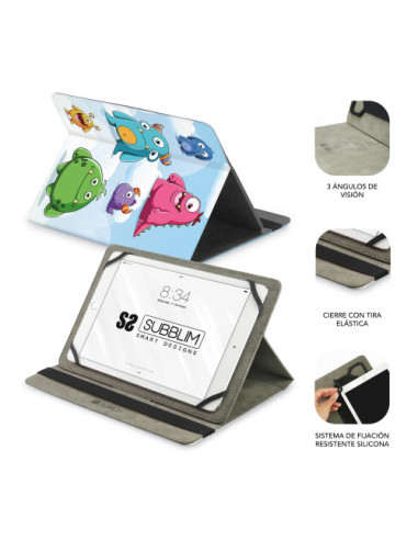 FUNDA TABLET UNIVERSAL TRENDY CASE MONSTERS 11"