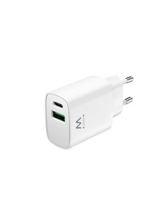 EWENT CARGADOR RAPIDO Q3 DE 20W USB-C Y USB-A