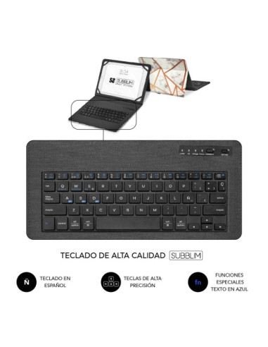 KEYTAB PRO BT TRENDY MARMOL BLANCO