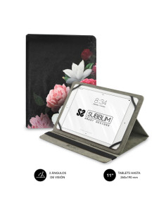 FUNDA TABLET UNIVERSAL TRENDY CASE ROSAS 11 2