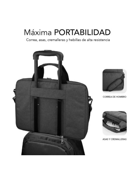 AIR PADDING LAPTOP BAG 15,6" DARK GREY