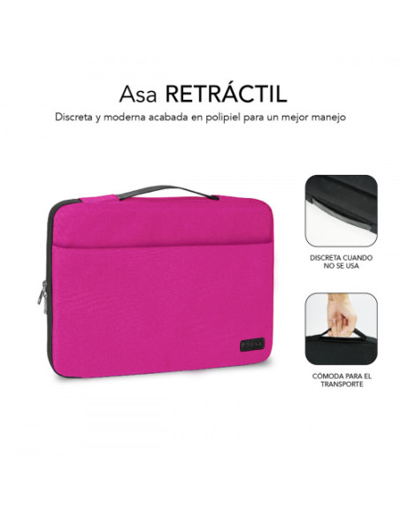 FUNDA ORDENADOR ELEGANT LAPTOP SLEEVE 15,6" PINK