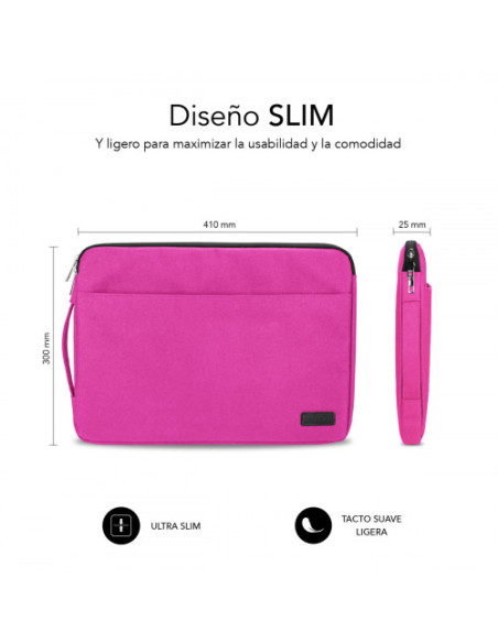 FUNDA ORDENADOR URBAN LAPTOP SLEEVE 15,6" PINK