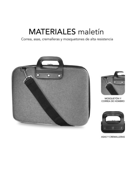 MALETIN ORDENADOR EVA LAPTOP PL 15,6” GREY
