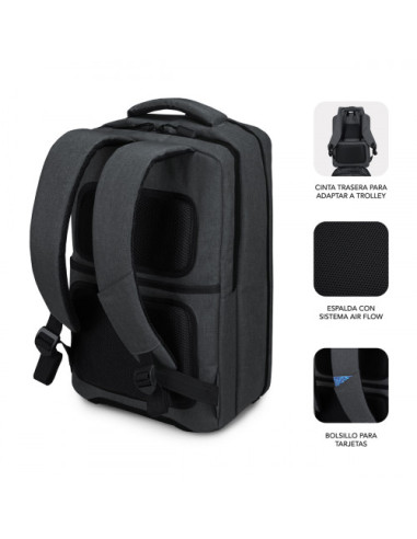 MOCHILA PARA PORTATIL TRAVELLER AIRPADDING...