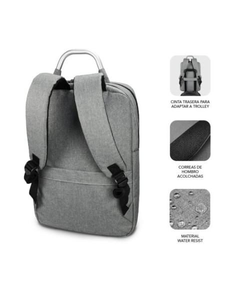 (D) MOCHILA PARA PORTATIL ELITE AIRPADDING BACKPACK 15,6" GREY