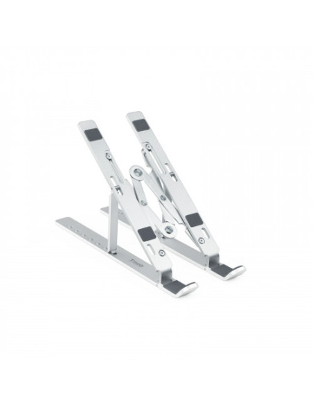 TOOQ SOPORTE ELEVADOR ALUMINIO PLEGABLE TQLRS0033-AL PARA PORTATIL