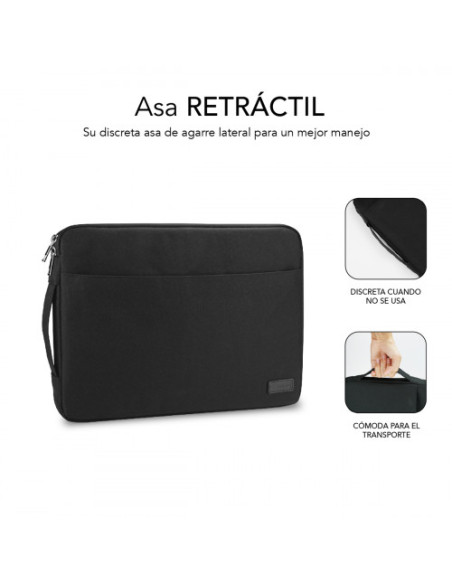FUNDA ORDENADOR URBAN LAPTOP SLEEVE 15,6" BLACK