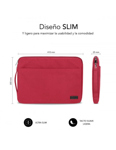 FUNDA ORDENADOR URBAN LAPTOP SLEEVE 15,6" RED