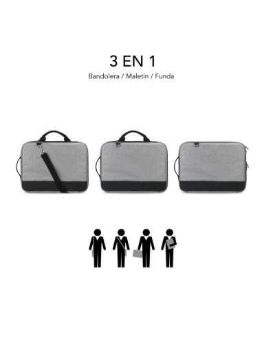 FUNDA ORDENADOR ADVANCE LAPTOP SLEEVE 13,3-14"...