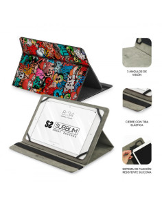 FUNDA TABLET UNIVERSAL TRENDY CASE GRAFFITI 10.1 2