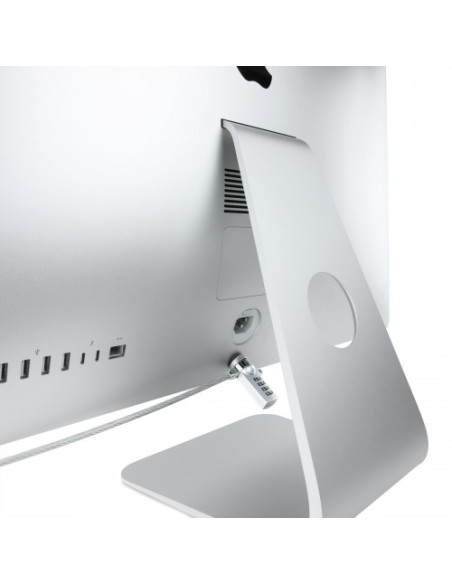 TOOQ CABLE DE SEGURIDAD CON COMBINACION PARA PORTATILES 1.5 M BLANCO (TQCLKC0015)