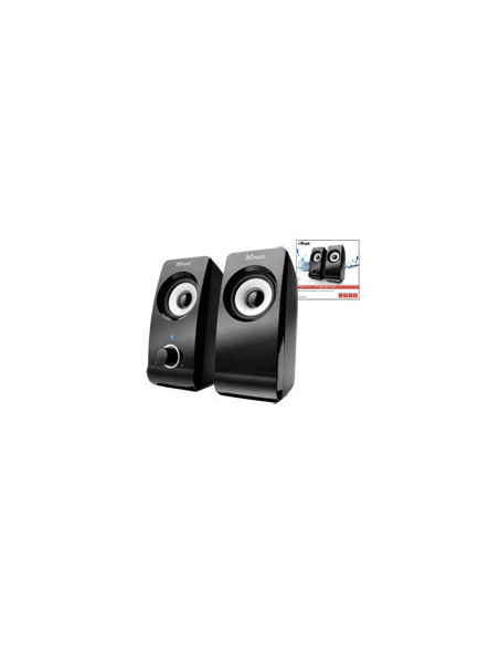 TRUST ALTAVOCES 2.0 REMO. 8W RMS. USB. NEGRO (17595)