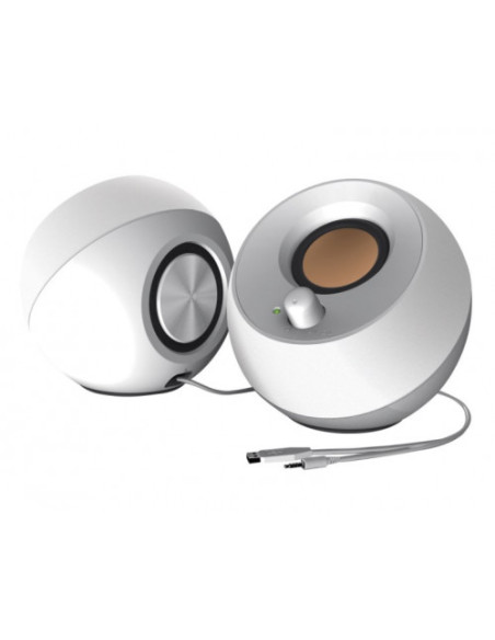 CREATIVE PEBBLE 2.0 SPEAKER USB (WHITE) ALTAVOZ PARA PC (51MF1680AA001)