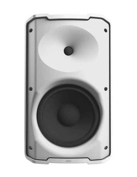 LD SYSTEMS INTEGRATION SERIE DQOR (LDDQOR8W) 8" TWO-WAY PASSIVE INDOOR/OUTDOOR INSTALLATION LOUDSPEAKER 8 OHM, WHITE WARRANTY 5