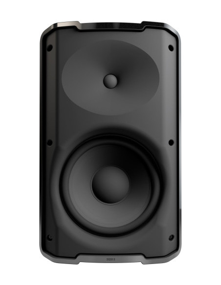 LD SYSTEMS INTEGRATION SERIE DQOR (LDDQOR8B) 8" TWO-WAY PASSIVE INDOOR/OUTDOOR INSTALLATION LOUDSPEAKER 8 OHM, BLACK WARRANTY 5
