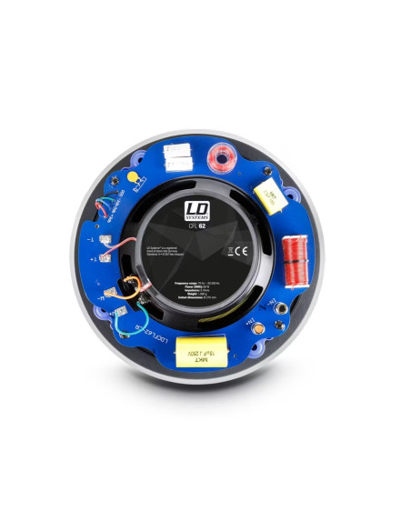 LD SYSTEMS INTEGRATION SERIE CONTRACTOR (LDCFL62) 6.5" FRAMELESS 2-WAY IN-WALL SPEAKER WARRANTY 2 YEARS (PU6)