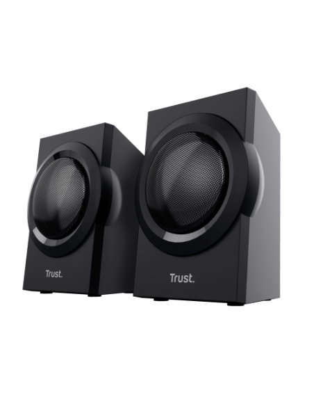 TRUST JUEGO DE ALTAVOCES YURI CON SUBWOOFER 2.1 60W PARA PC NEGRO