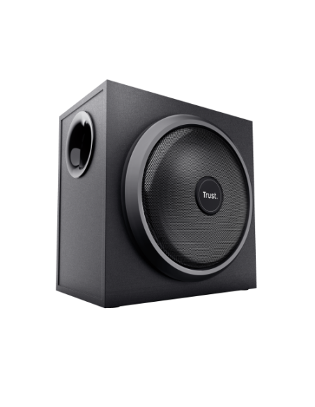 TRUST JUEGO DE ALTAVOCES YURI CON SUBWOOFER 2.1 60W PARA PC NEGRO