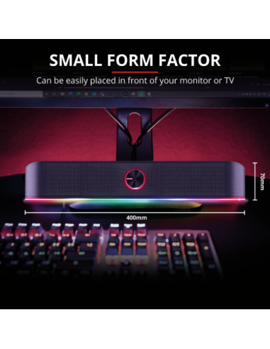 TRUST GXT 619 THORNE RGB ILLUMINATED SOUNDBAR