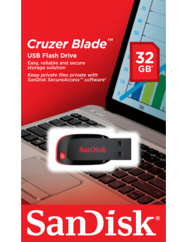 SANDISK USB CRUZER BLADE 32GB (SDCZ50-032G-B35)