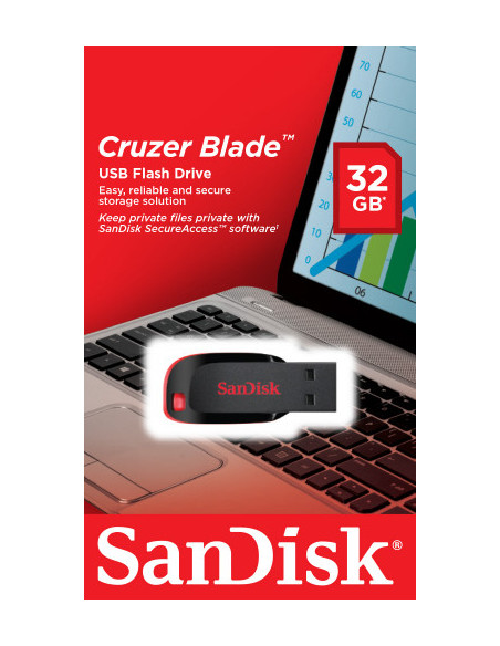 SANDISK USB CRUZER BLADE 32GB (SDCZ50-032G-B35)