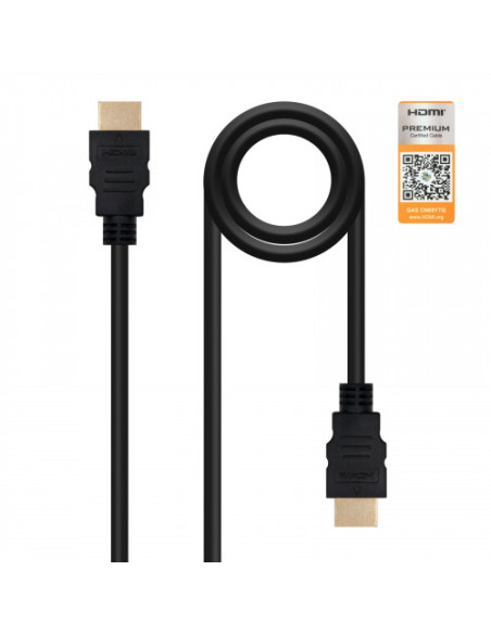 NANOCABLE CABLE HDMI V2.0 CERTIFICADO 4K@60Hz 18Gbps NANOCABLE CABLE HDMI V2.0 CERTIFICADO 4K@60Hz 18Gbps