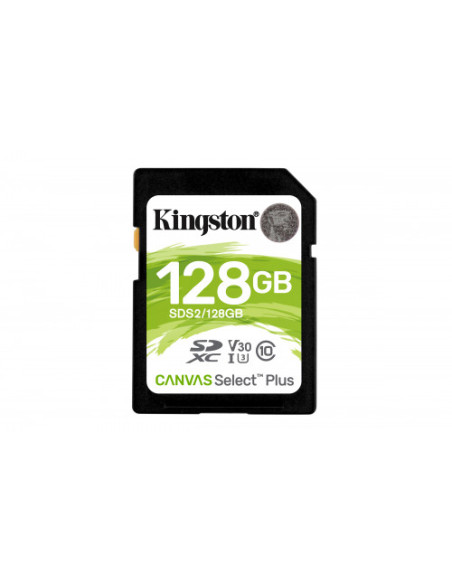 KINGSTON 128GB CANVAS SELECT PLUS SD