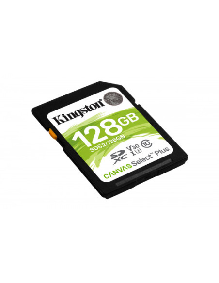 KINGSTON 128GB CANVAS SELECT PLUS SD