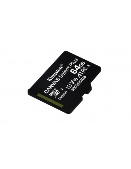 KINGSTON 64GB CANVAS SELECT PLUS MICROSD MULTI PACKS OF 2