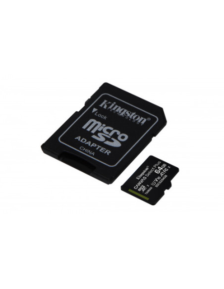 KINGSTON 64GB CANVAS SELECT PLUS MICROSD MULTI PACKS OF 2