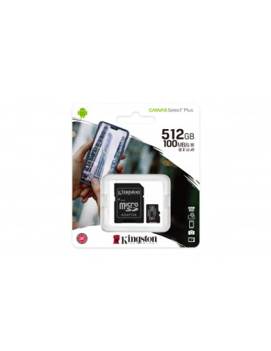 KINGSTON 512GB CANVAS SELECT PLUS MICRO SD