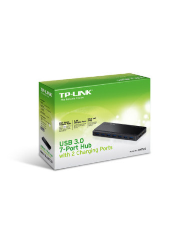 TP-LINK UH720 HUB DE 7 PUERTOS USB 3.0 CON 2...