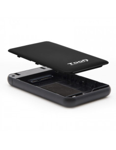 TOOQ CAJA EXTERNA HD 2.5"/ SD 9.5mM. SATA USB 3.1. PLASTICO. 80x135x16mm. NEGRO (TQE-2528B) 2