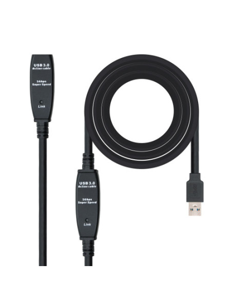 NANOCABLE CABLE USB 3.0 PROLONGADOR CON AMPLIFICADOR